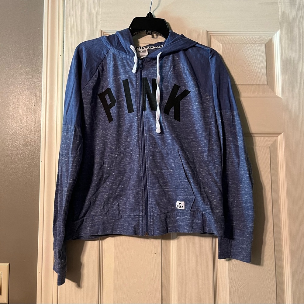 PINK Zip Front Sweatshirt
